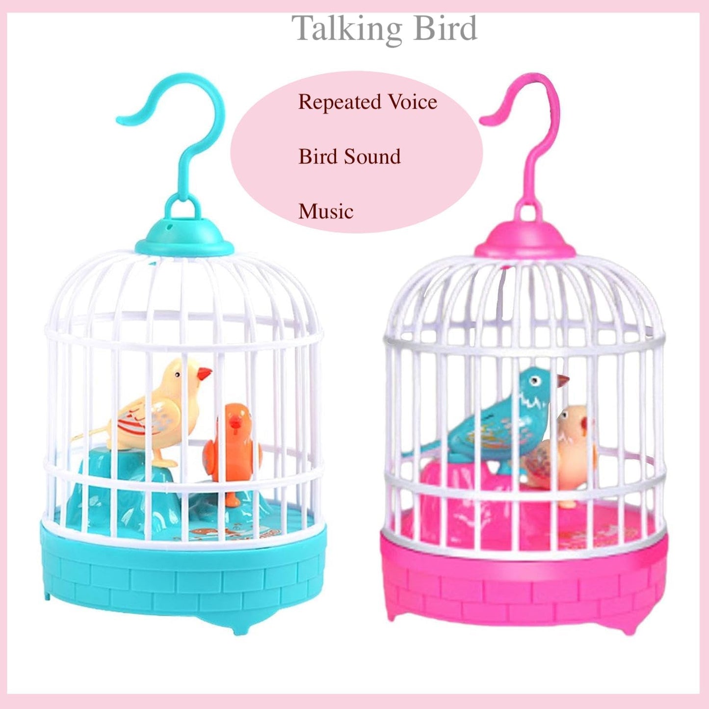 Interactive Talking Bird Toy for Kids 3+ Years | Repeats What You Say - Bouncy Boo - Kids Toys Store
