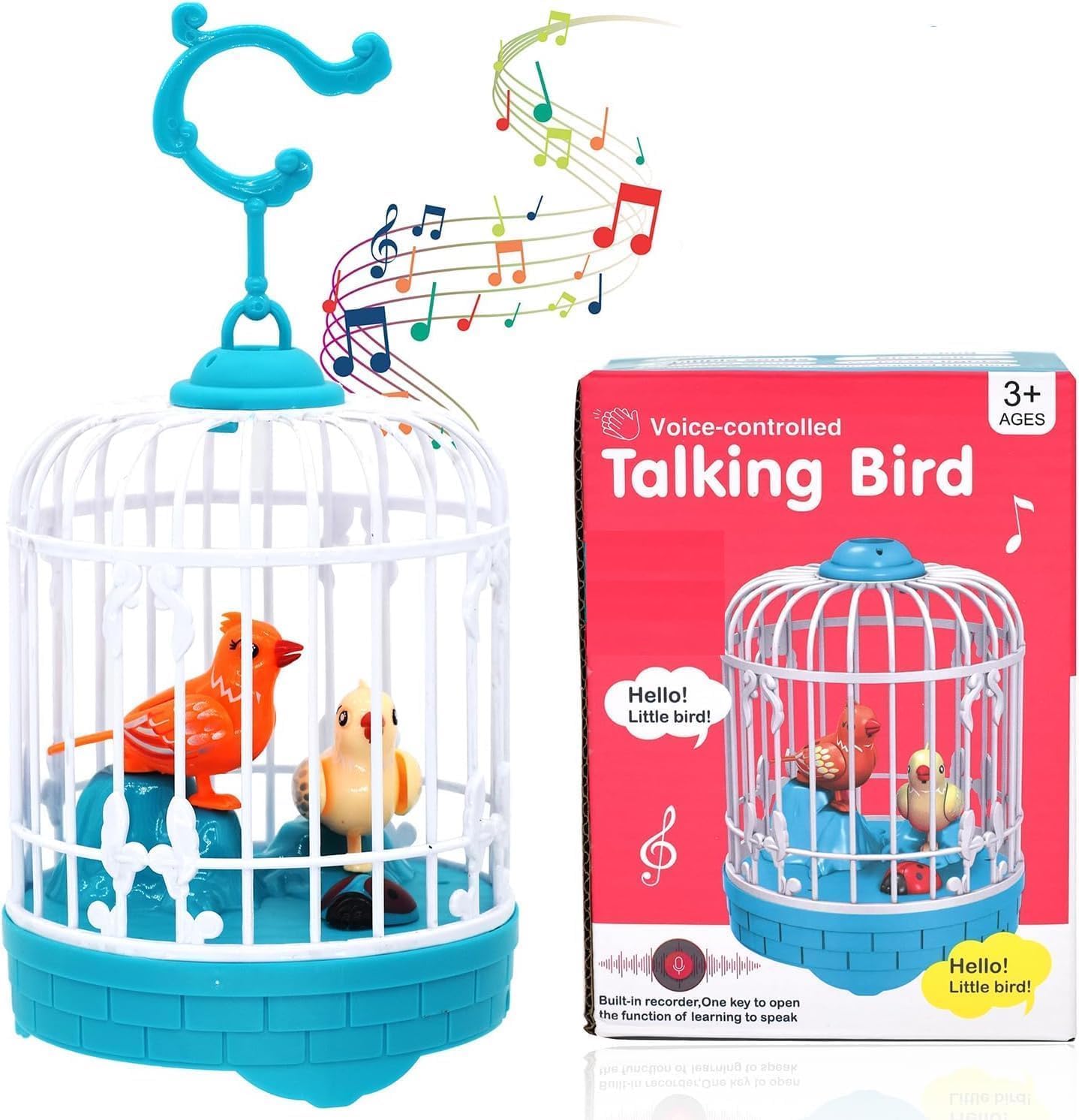 Interactive Talking Bird Toy for Kids 3+ Years | Repeats What You Say - Bouncy Boo - Kids Toys Store