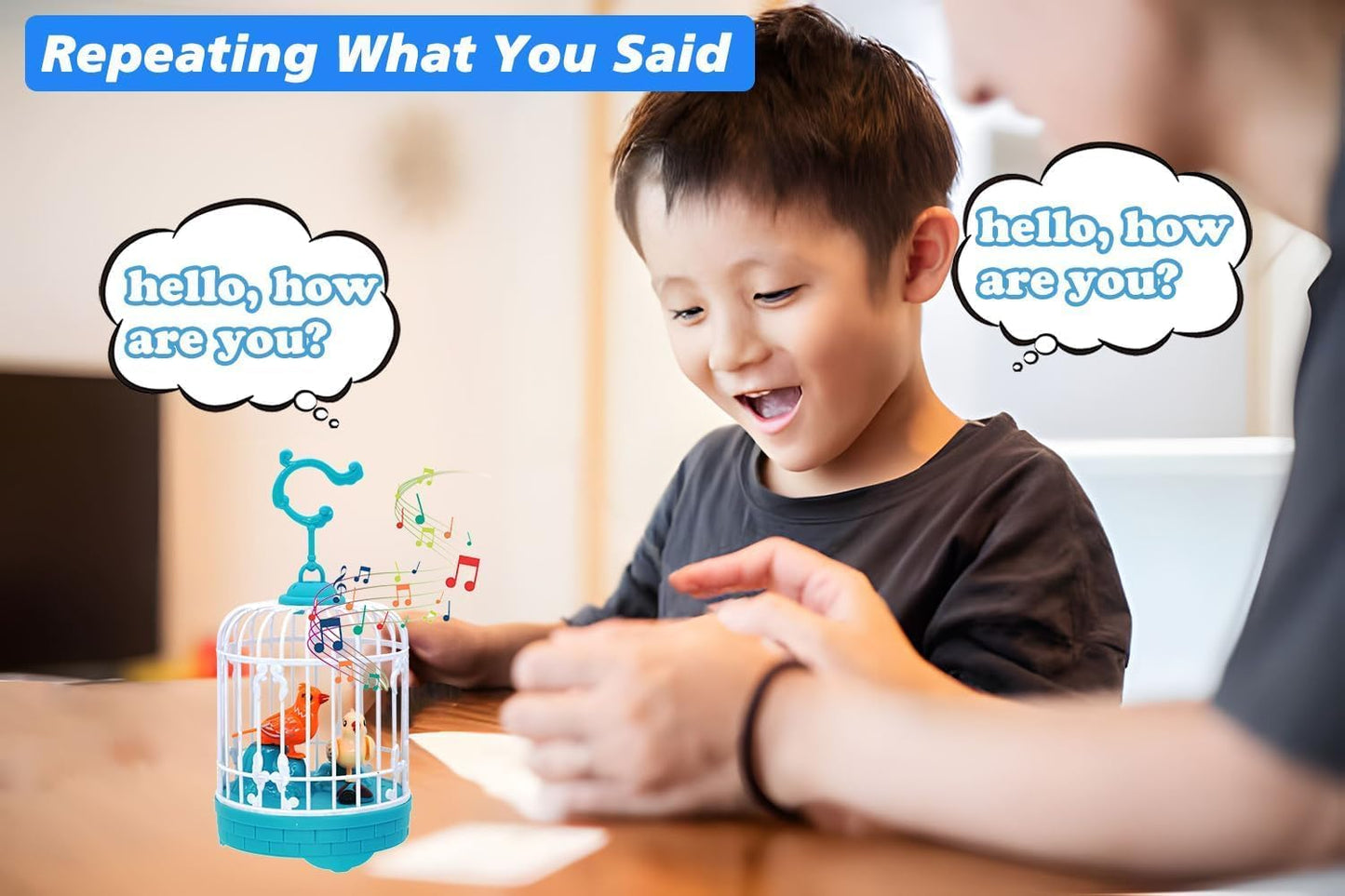 Interactive Talking Bird Toy for Kids 3+ Years | Repeats What You Say - Bouncy Boo - Kids Toys Store