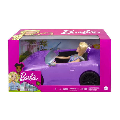 Kids Barbie car for indoor play by Bouncy Boo