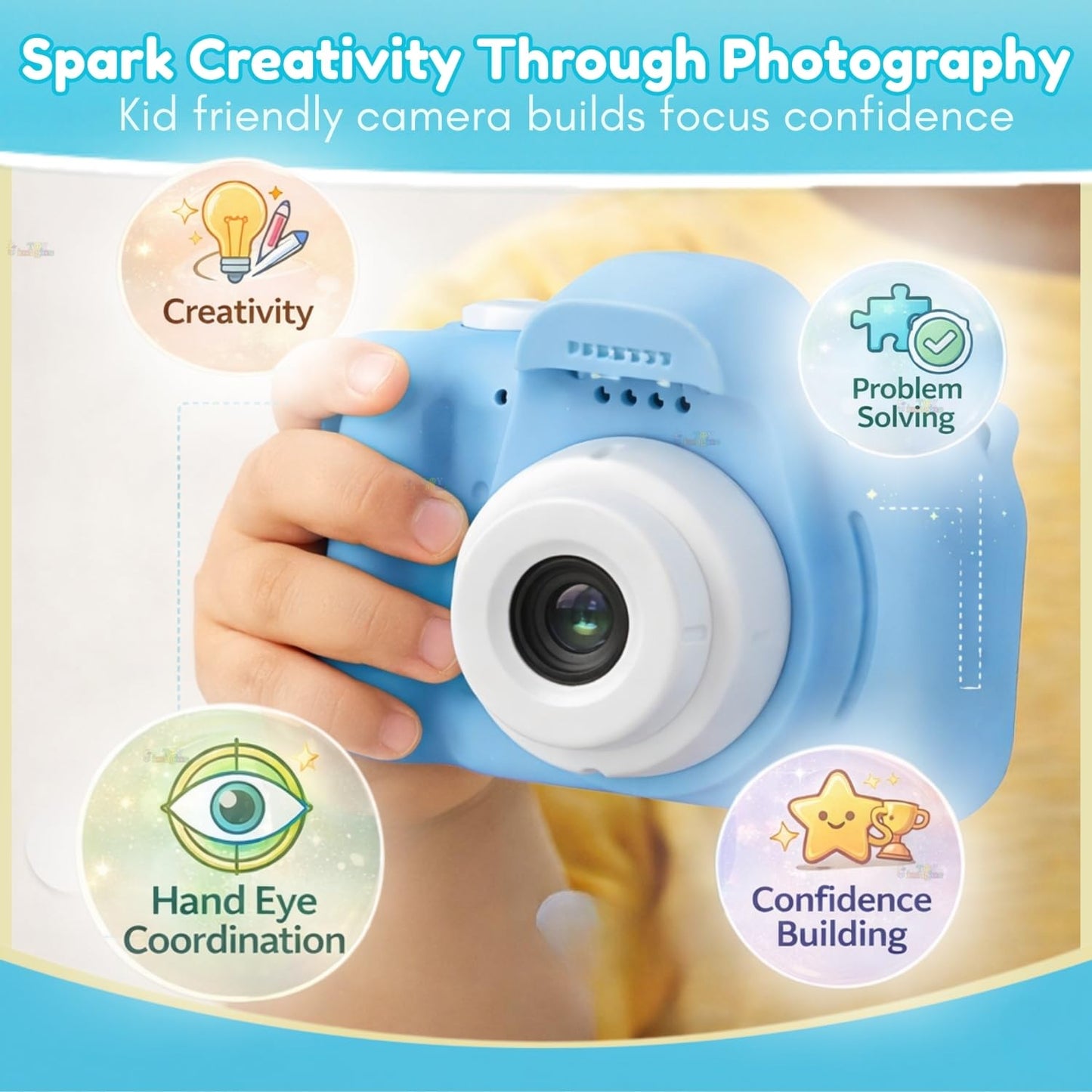 Digital camera for kids imaginative play by Bouncy Boo