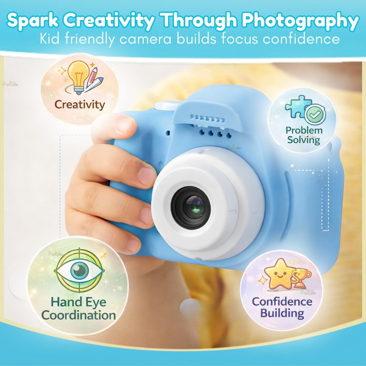 Digital camera for kids imaginative play by Bouncy Boo