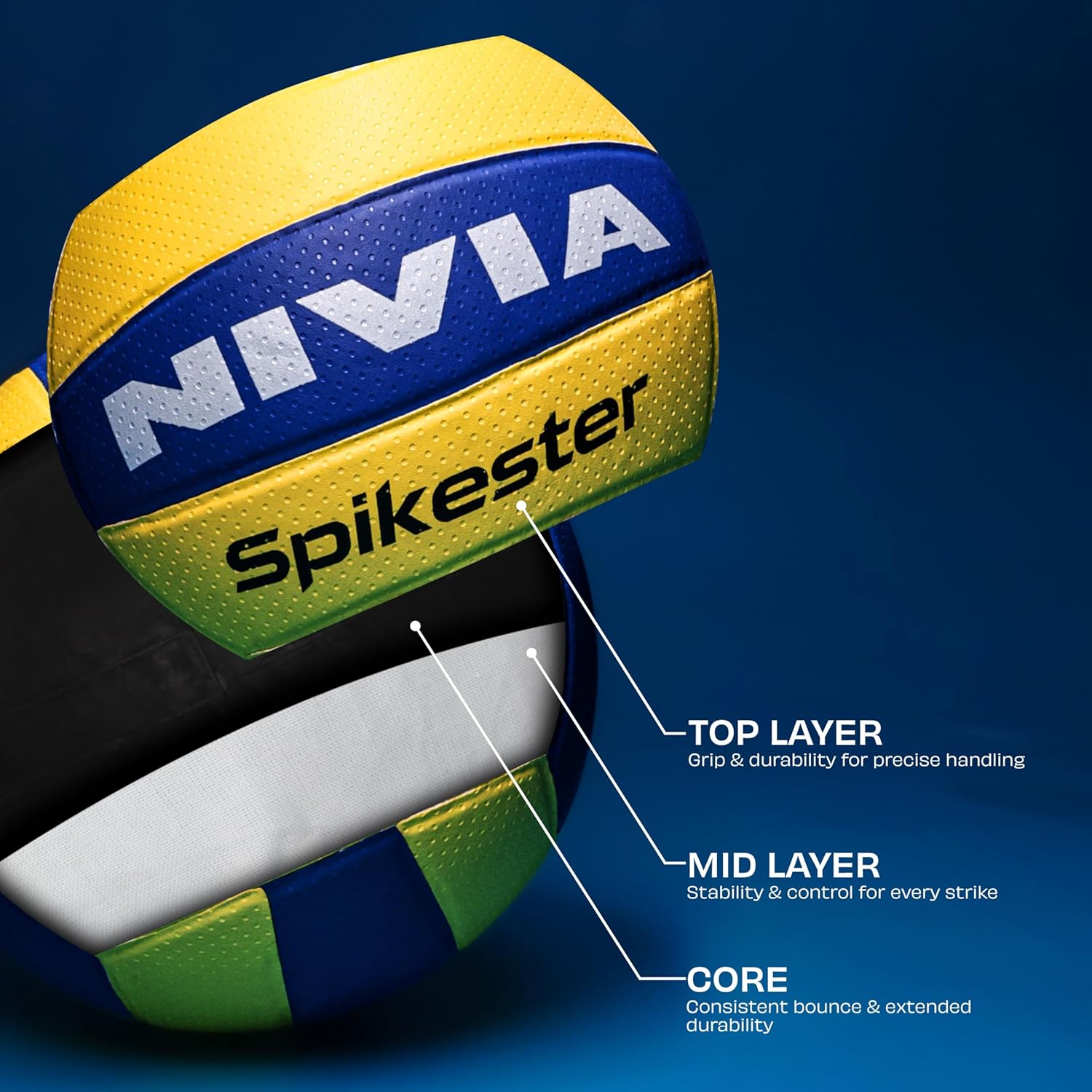 Volleyball ball for kids physical activity by Bouncy Boo