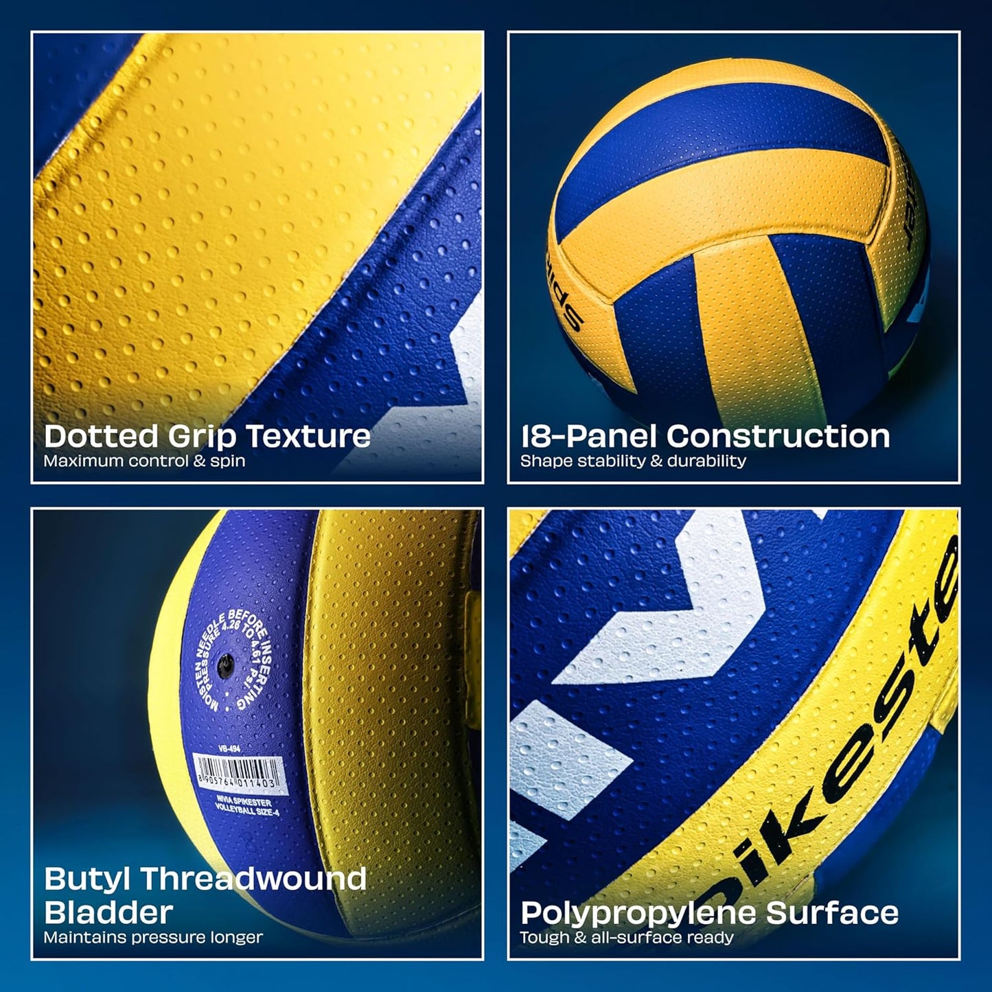 Kids volleyball ball for active sports play by Bouncy Boo