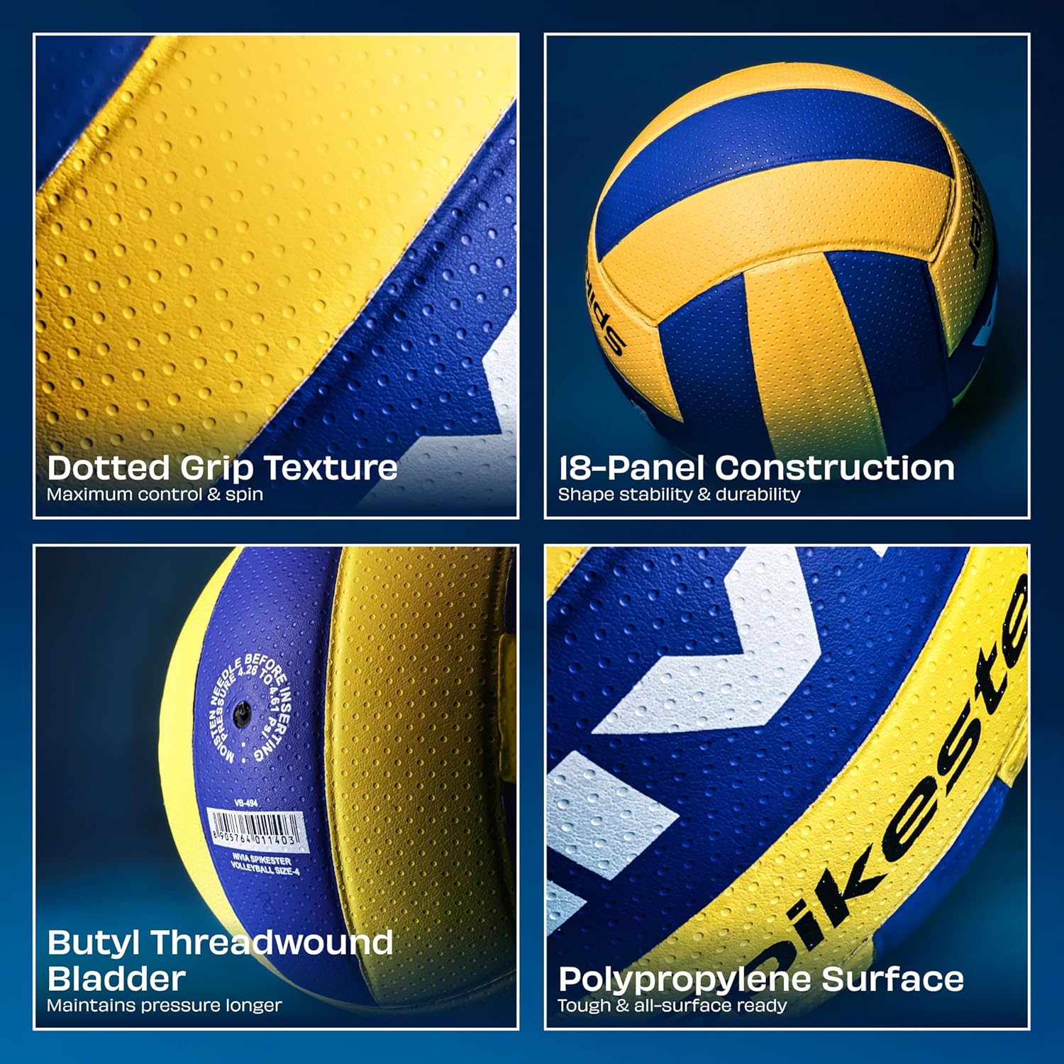 Kids volleyball ball for active sports play by Bouncy Boo
