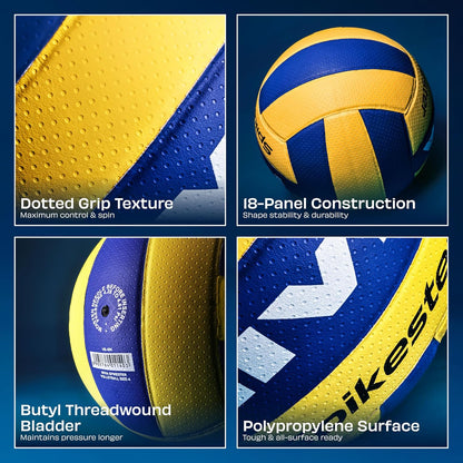 Kids volleyball ball for active sports play by Bouncy Boo