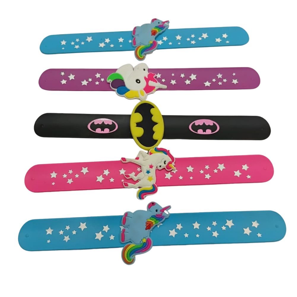 Kids Wrist Strap Toy with Unicorn & Avengers Design for Ages 3+ | Fun & Reusable Slap Band Toy - Bouncy Boo - Kids Toys Store