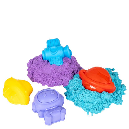 Magic Space Sand Kit for Kids Age 3+ – Boosts Imagination and Fine Motor Skills - Bouncy Boo - Kids Toys Store