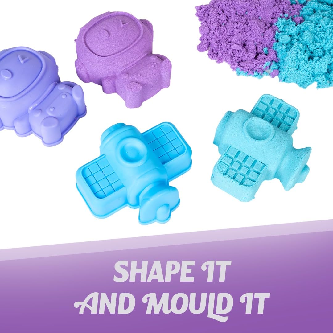 Magic Space Sand Kit for Kids Age 3+ – Boosts Imagination and Fine Motor Skills - Bouncy Boo - Kids Toys Store