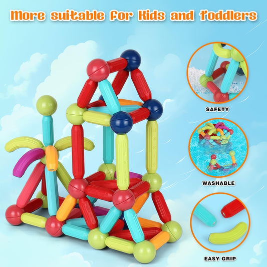 Magnetic Building Set (25 pcs) - Bouncy Boo - Kids Toys Store