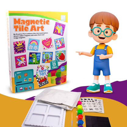 Magnetic Tile Art Kit for Kids Age 6+ – Enhances Creativity and Artistic Skills - Bouncy Boo - Kids Toys Store