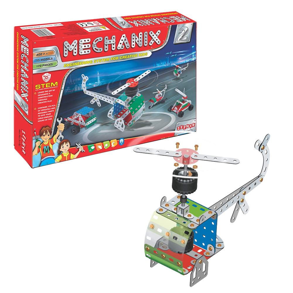 Mechanix STEAM Construction Set for Kids Age 7+ – Develops Creativity and Technical Skills - Bouncy Boo - Kids Toys Store