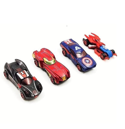 Mini Die Cast Car Set for Kids 3+ Years | Pack of 4 Racing Fun - Bouncy Boo - Kids Toys Store
