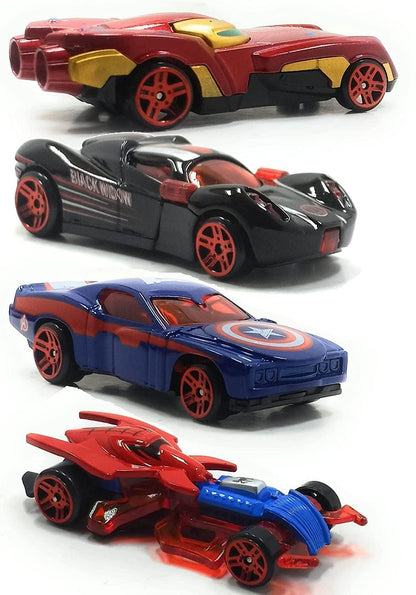 Mini Die Cast Car Set for Kids 3+ Years | Pack of 4 Racing Fun - Bouncy Boo - Kids Toys Store