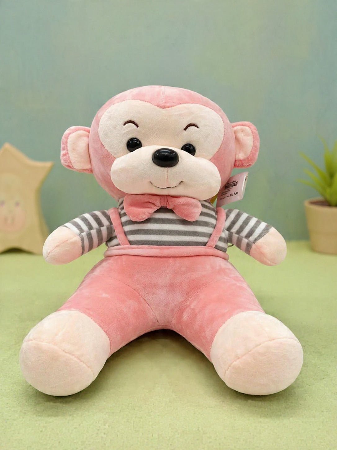 Monkey Teddy Bear Soft Toy for Kids 1–6 Years | Cute & Huggable Plush Doll for Playtime & Gifting - Bouncy Boo - Kids Toys Store