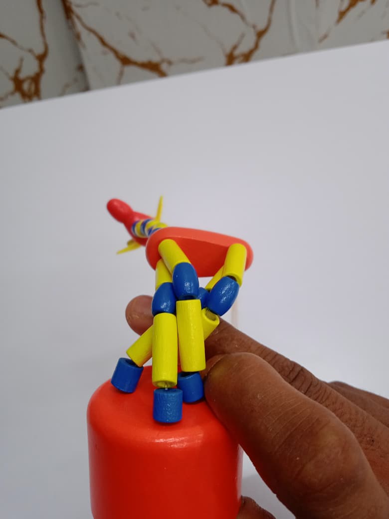 Montessori Wooden Pull Along Giraffe Toy for Toddlers 1–3 Years | Walking & Motor Skills Development - Bouncy Boo - Kids Toys Store