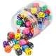 Multi - coloured 6 - sided game dice for kids 3+ years – improves counting, math learning and fun gameplay - Bouncy Boo - Kids Toys Store