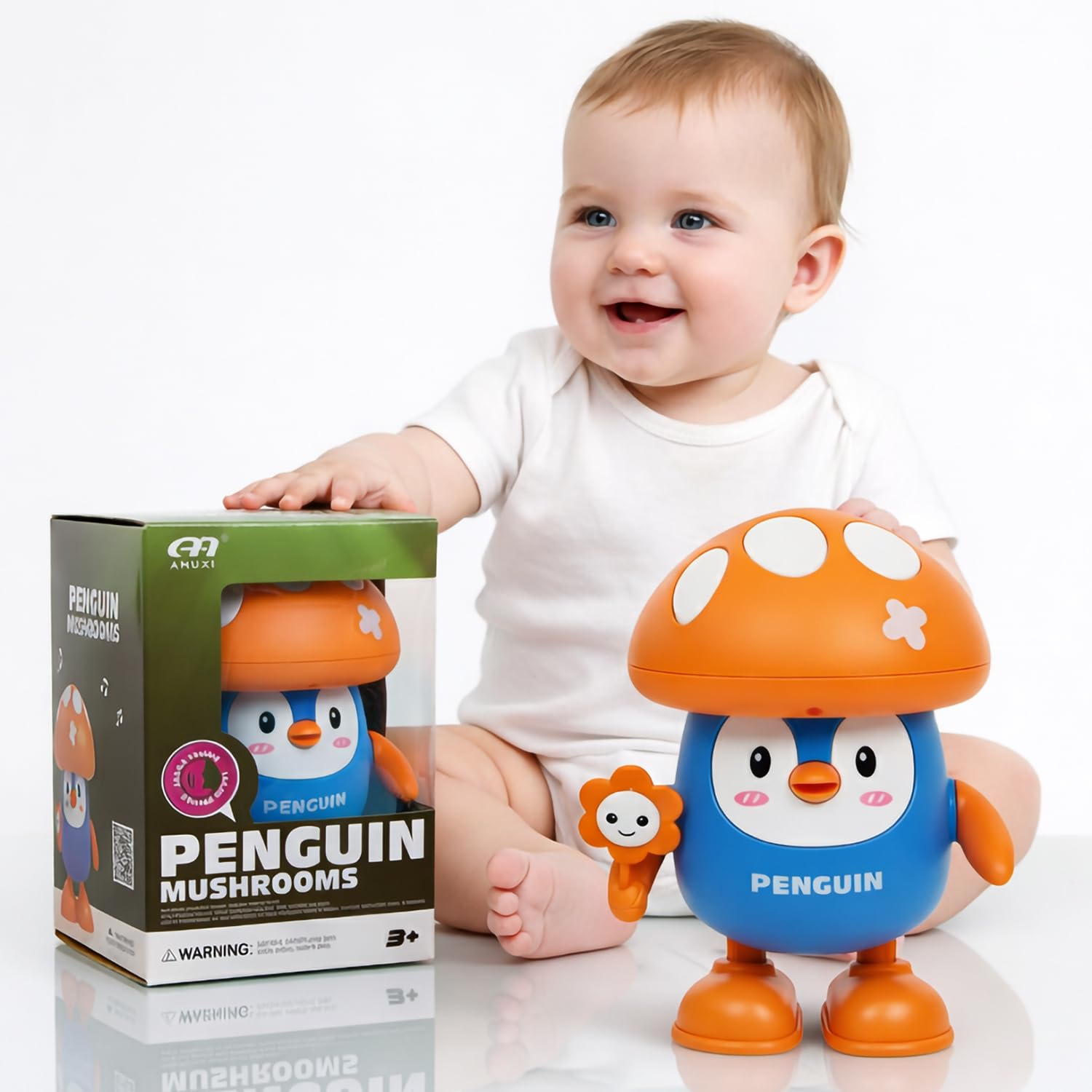 Mushroom Musical Toy for Kids with Lights, Music & Voice Recording - Bouncy Boo - Kids Toys Store