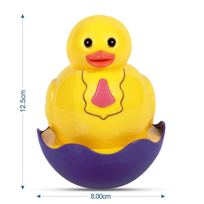 Musical Duck Roly Poly Wobbling Toy for Infants 6+ Months – Improves Sensory Development - Bouncy Boo - Kids Toys Store