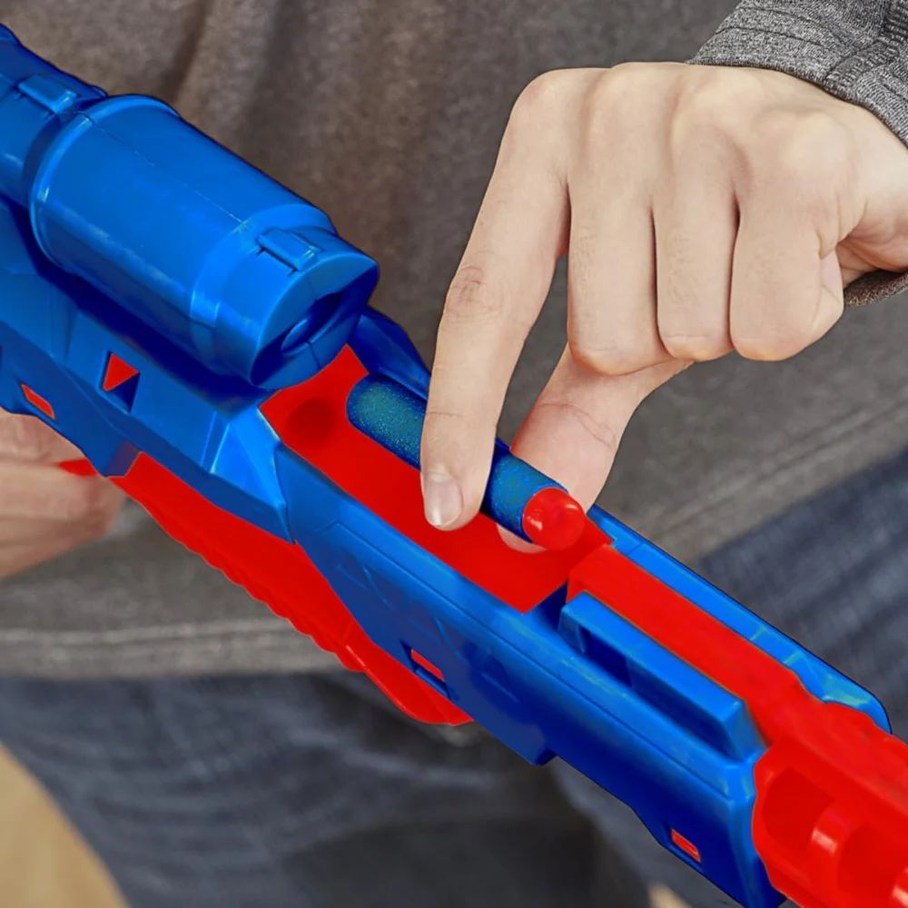 Nerf Alpha Strike Wolf LR - 1 Blaster with Targeting Scope & 12 Nerf Darts - Bouncy Boo - Kids Toys Store