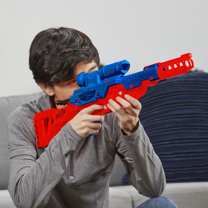 Nerf Alpha Strike Wolf LR - 1 Dart Blaster for Kids 8+ – Long - Range Target Shooting Toy for Active Outdoor Fun - Bouncy Boo - Kids Toys Store