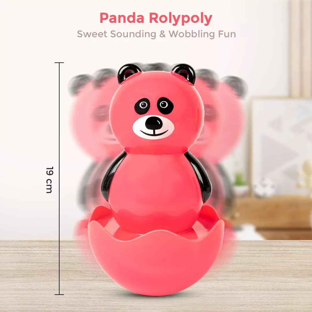 Panda Roly Poly Wobbling Toy with Sweet Sound - Bouncy Boo - Kids Toys Store