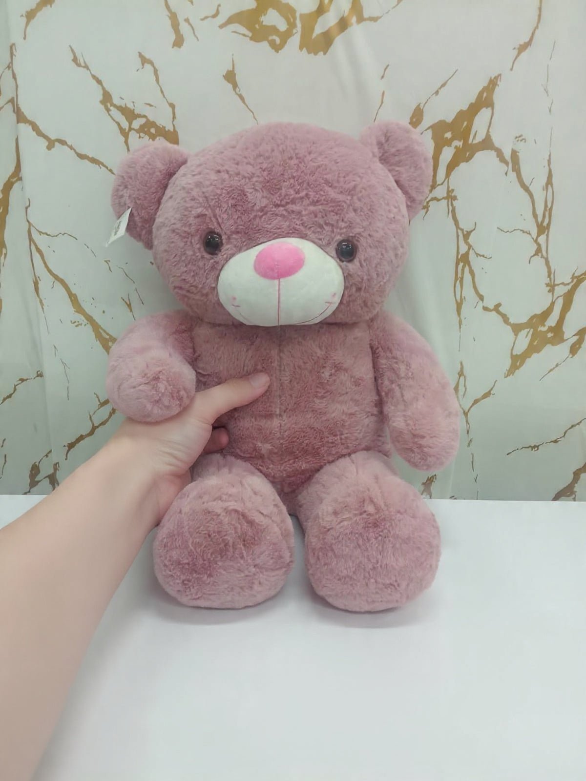 Pink Teddy Bear Soft Toy for Kids 1–6 Years | Cute Plush Toy - Bouncy Boo - Kids Toys Store