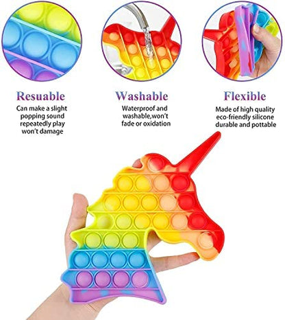 Pop It Fidget Toy for Kids 3+ Years | Sensory Stress Relief Fun - Bouncy Boo - Kids Toys Store