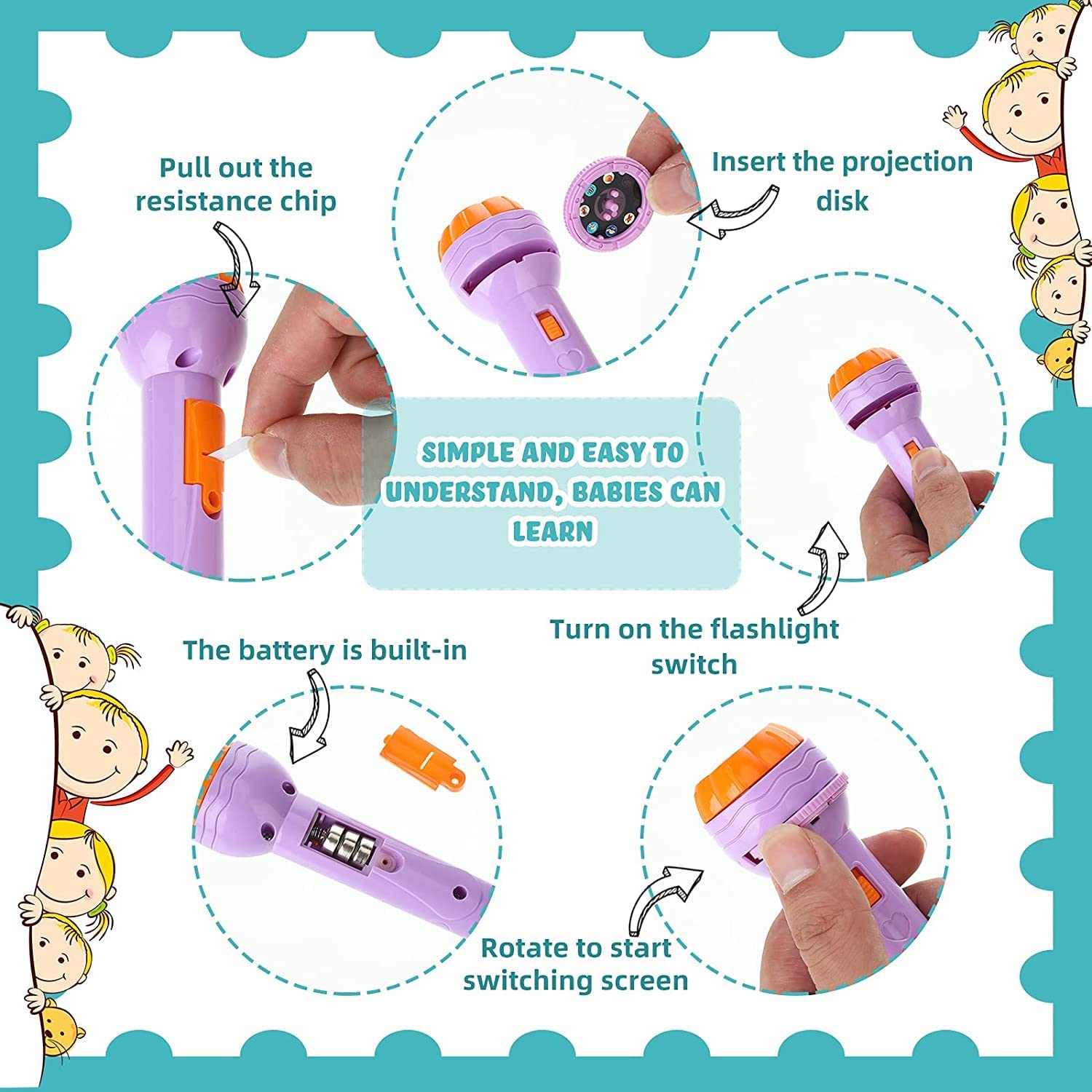 Projector torch toy for kids imagination play by Bouncy Boo