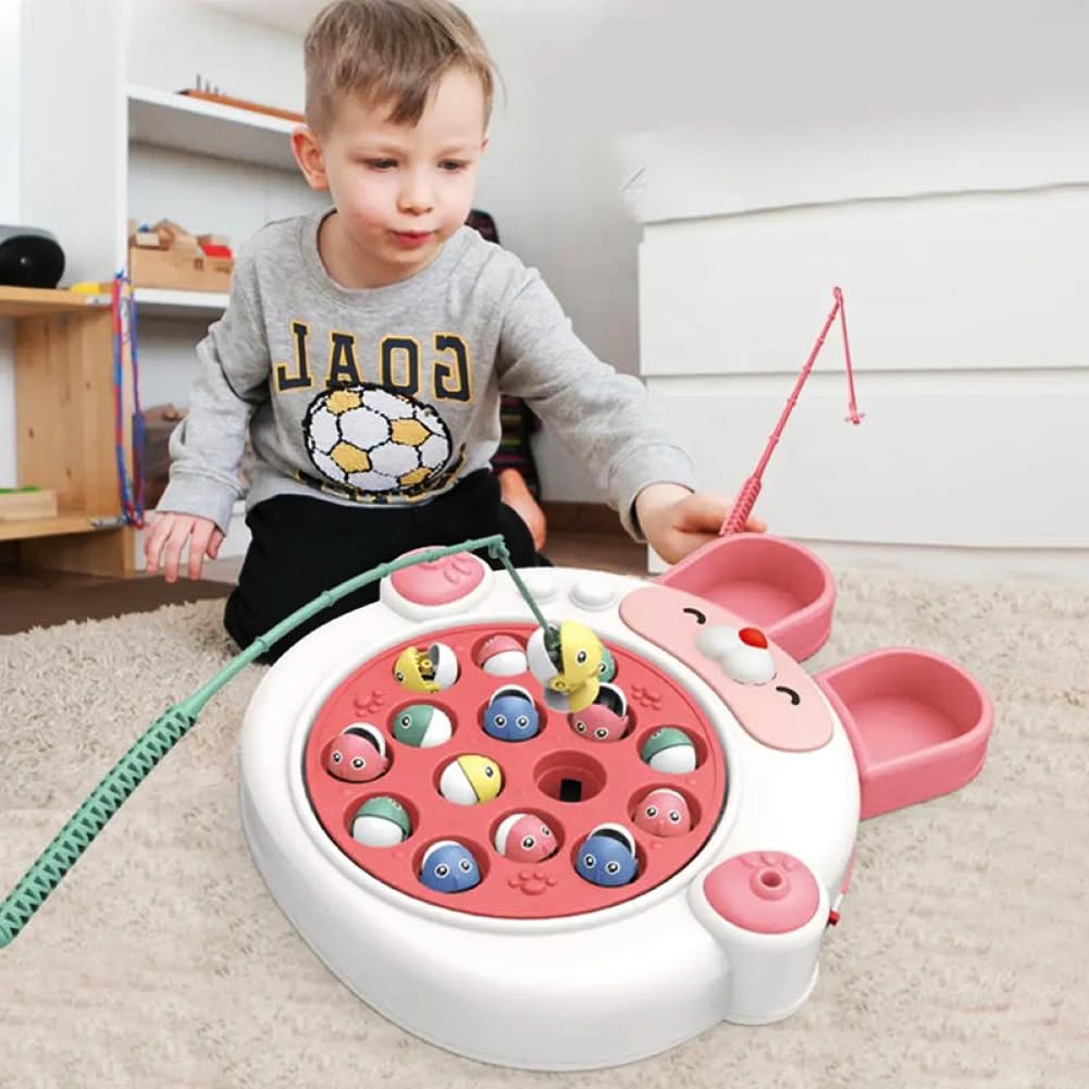 Rabbit Fishing Pond Game for Kids 3+ Years | Motor Skills & Fun Play - Bouncy Boo - Kids Toys Store