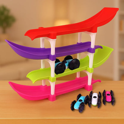 Ramp racer toy for kids racing play by Bouncy Boo