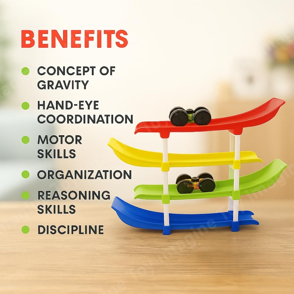 Kids ramp racer toy for fun racing activity by Bouncy Boo