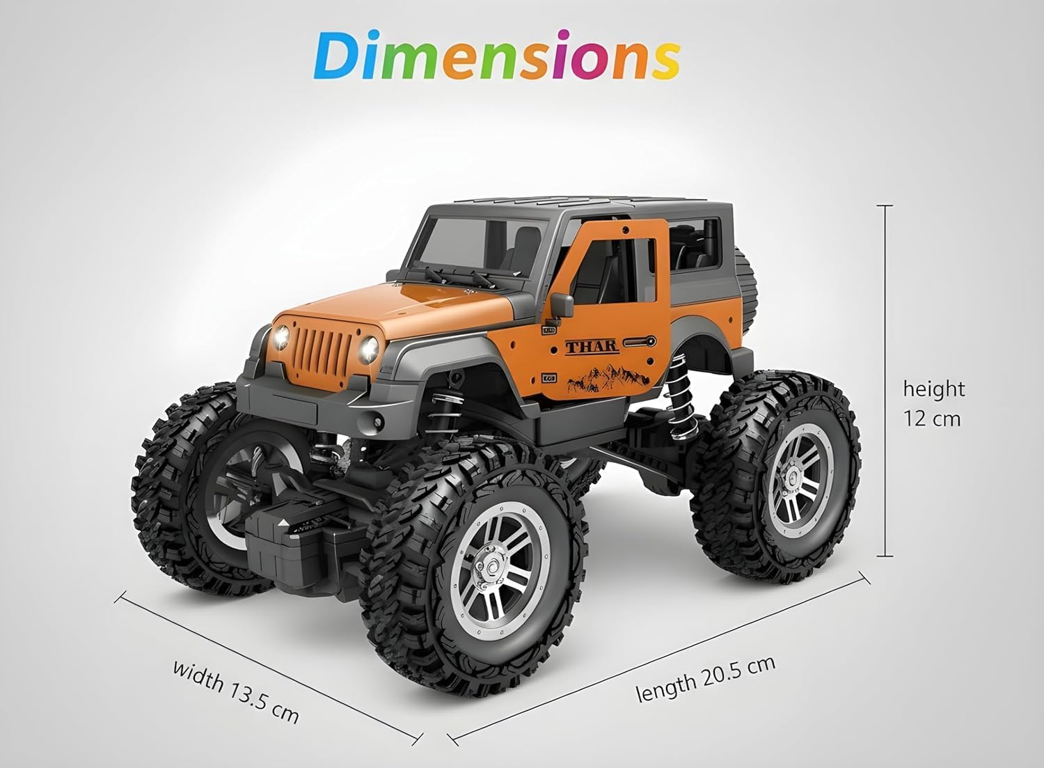 Remote Control Off Road Car for Kids 6+ Years | Rechargeable RC Adventure - Bouncy Boo - Kids Toys Store