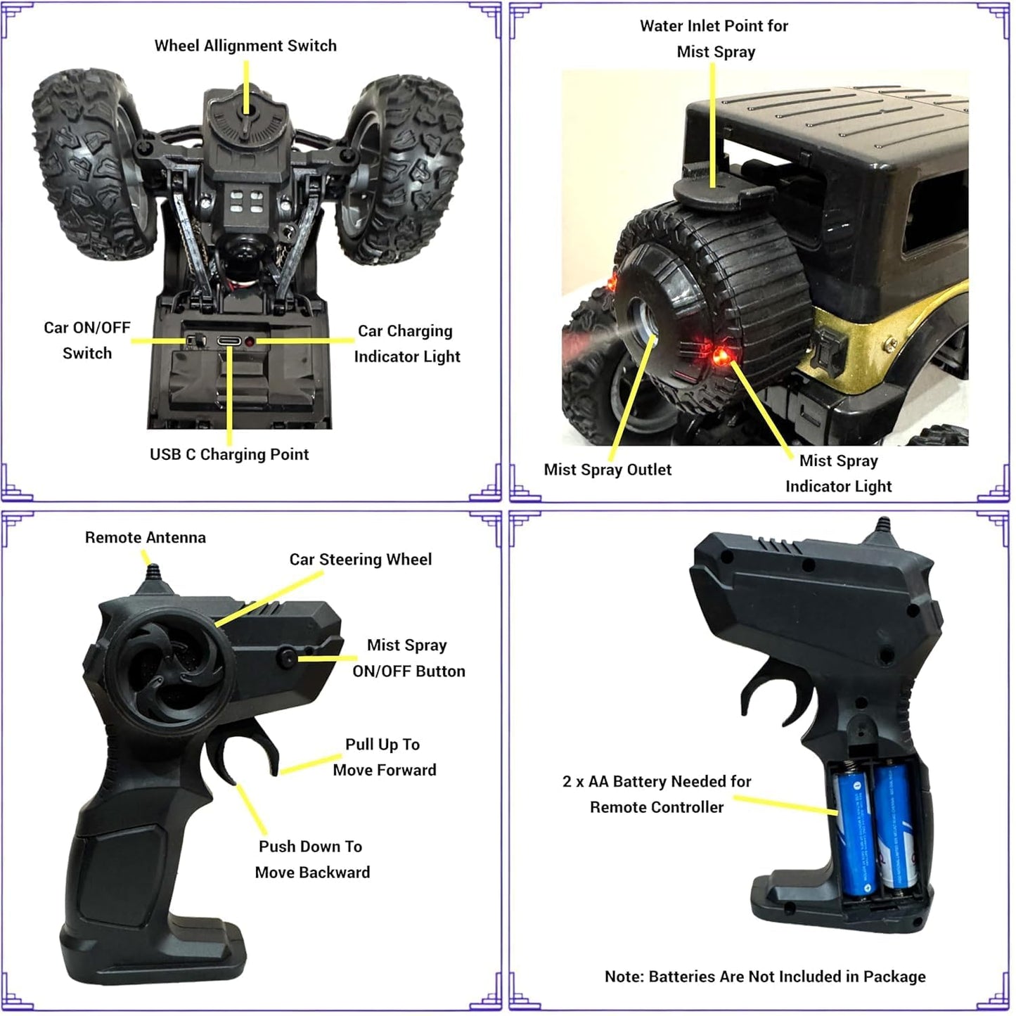 Remote Control Off Road Car for Kids 6+ Years | Rechargeable RC Adventure - Bouncy Boo - Kids Toys Store