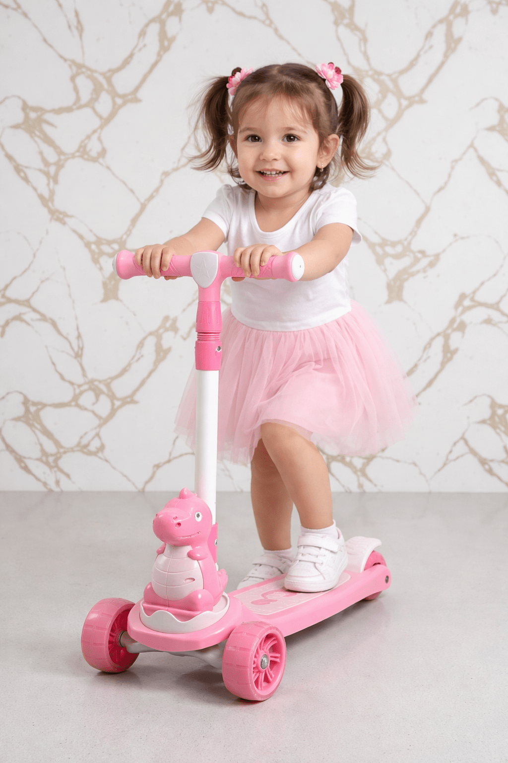 Scooter First Ride for Kids 2–5 Years | Balance & Confidence Builder - Bouncy Boo - Kids Toys Store