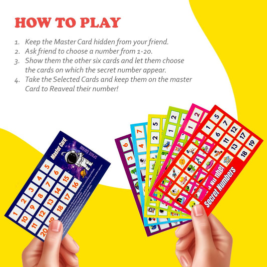 Secret number puzzle for kids learning toy by Bouncy Boo