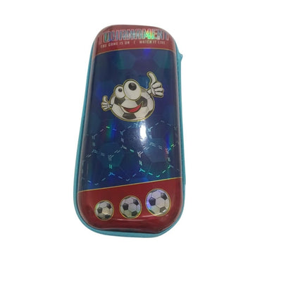 Soccer Pencil Case for Kids 4–10 Years | Durable Hard Shell Storage - Bouncy Boo - Kids Toys Store