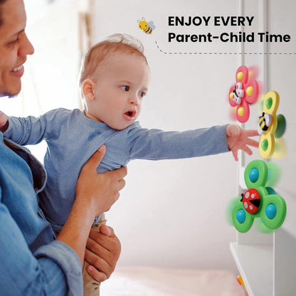 Spinning Bath Toy Set for Kids Age 1+ – Enhances Sensory Play and Motor Skill Development - Bouncy Boo - Kids Toys Store
