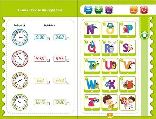 Phonics Learning Book | Intelligence Book for Kids(Ages 3–8)