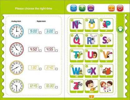 Phonics Learning Book | Intelligence Book for Kids(Ages 3–8)