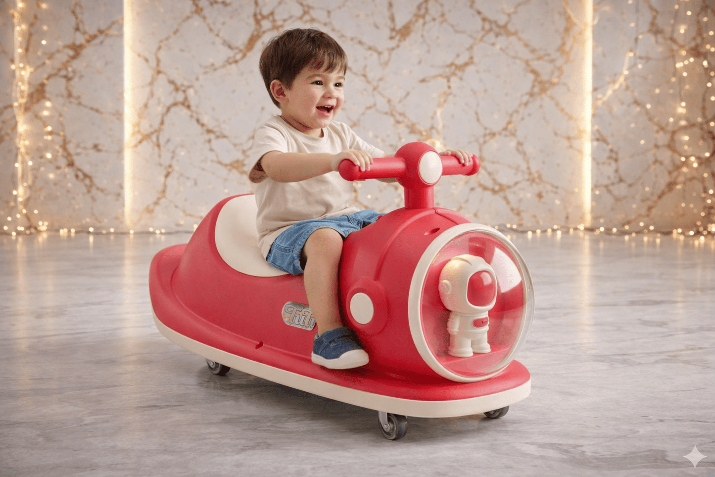 Toddler Ride On Scooter for Kids 1–4 Years | Fun Light & Sound Ride - Bouncy Boo - Kids Toys Store