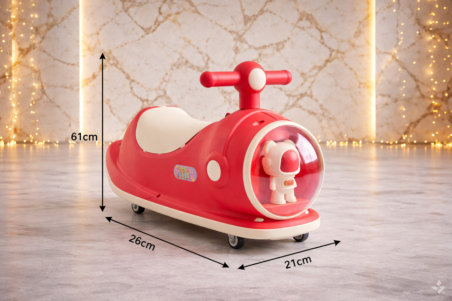 Ride on scooter for toddlers outdoor fun by Bouncy Boo
