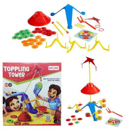 Toppling Tower Game for Kids 4–10 Years | Improves Focus & Hand - Eye Coordination - Bouncy Boo - Kids Toys Store