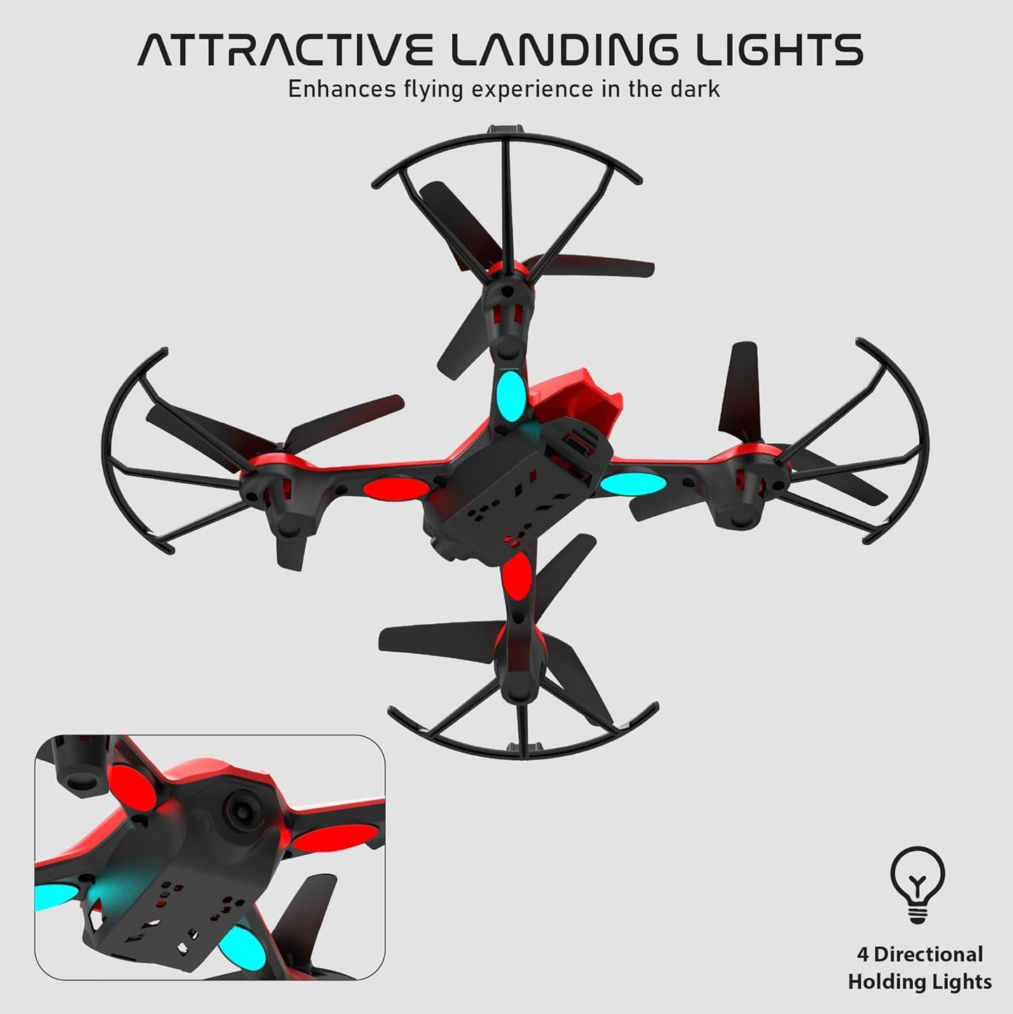 Toy Drone with 360° Flip for Kids Age 8+ – Builds Coordination and Beginner Flying Confidence - Bouncy Boo - Kids Toys Store