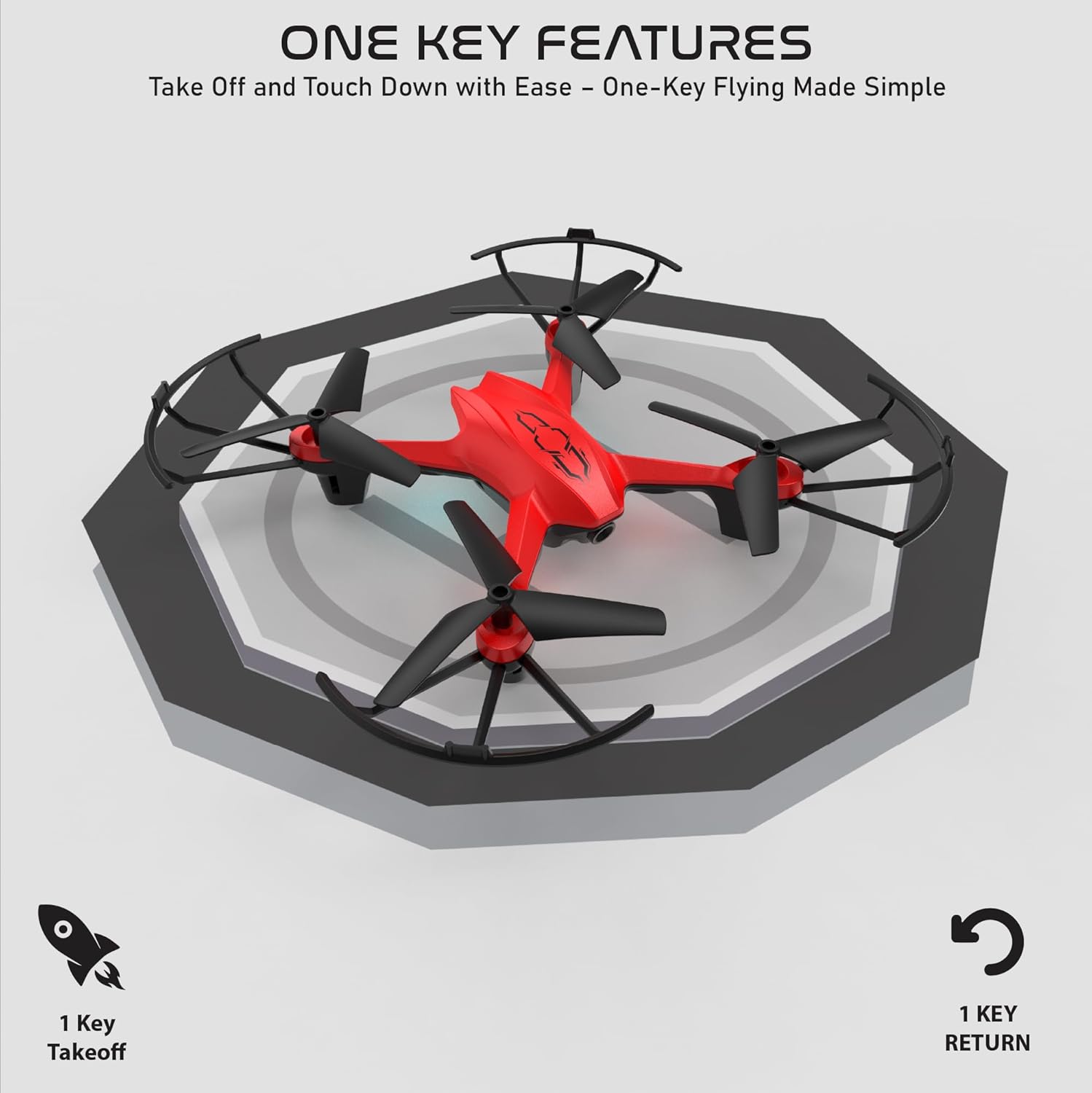 Toy Drone with 360° Flip for Kids Age 8+ – Builds Coordination and Beginner Flying Confidence - Bouncy Boo - Kids Toys Store