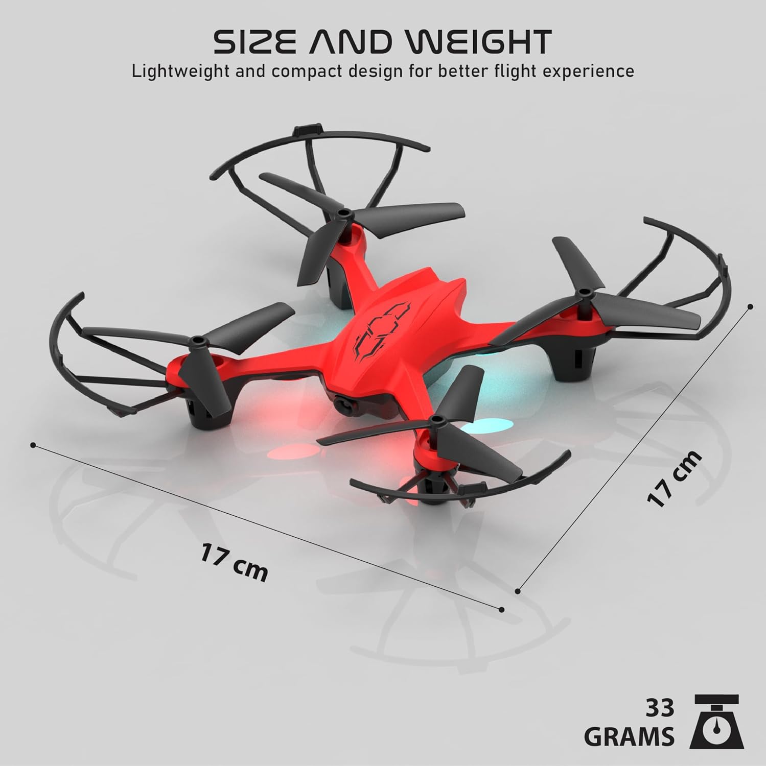 Toy Drone with 360° Flip for Kids Age 8+ – Builds Coordination and Beginner Flying Confidence - Bouncy Boo - Kids Toys Store