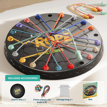 Triangle Rope Puzzle Game for Kids 4+ Years | Logic & Thinking Skills - Bouncy Boo - Kids Toys Store